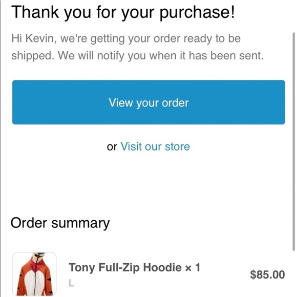 @Slumpykev Tony the Tiger size Large Full Zip Hoodie - Picture 2 of 3